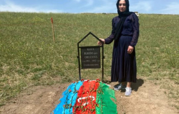 Raquf Orucovun şəhid anasının məzarı tapıldı - FOTO